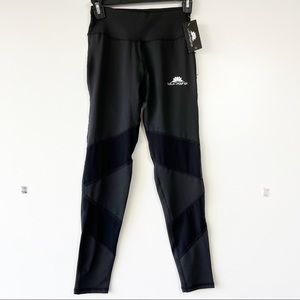 Lotus leggings mesh panel high waist athletic gym leggings